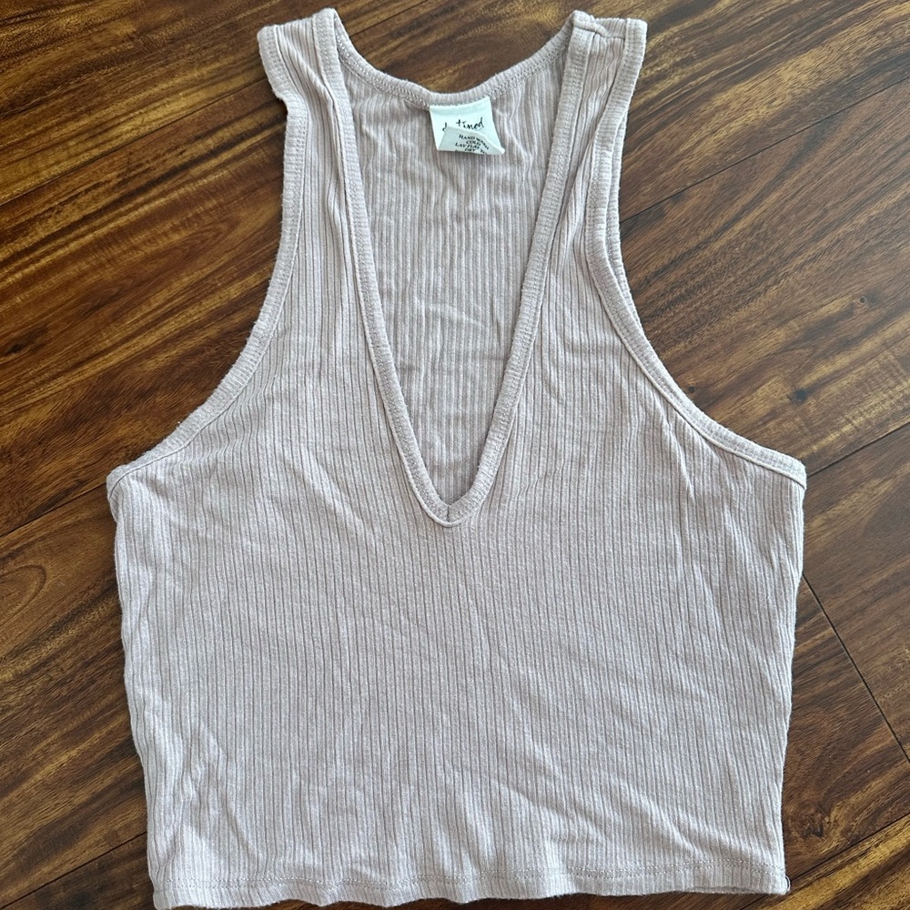 ribbed crop top